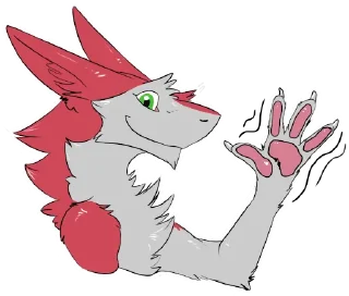 👋 emoji Maple Sergal Telegram sticker 7 of 10