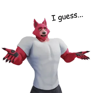 🤷‍♂️ emoji Fox Zarz (old pack)(@foxzarz) Telegram sticker 5 of 54