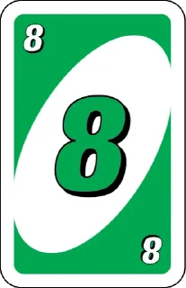 💚 emoji Uno Cards Telegram sticker 22 of 108