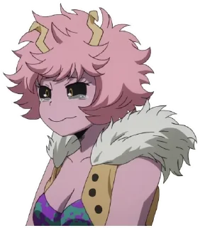 😥 emoji AZ MHA Mina Ashido Telegram sticker 12 of 33