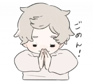 🧸 emoji a boy with his bear @darkestlace Telegram sticker 20 of 40