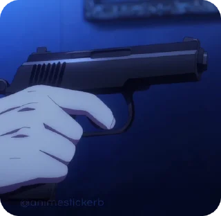 🔫 emoji Lycoris Recoil • part 2 @animestickerb Telegram sticker 12 of 17