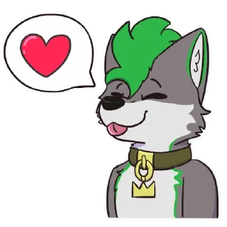 🥰 emoji Rey Wolynx Telegram sticker 24 of 68