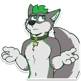 🙄 emoji Rey Wolynx Telegram sticker 11 of 68