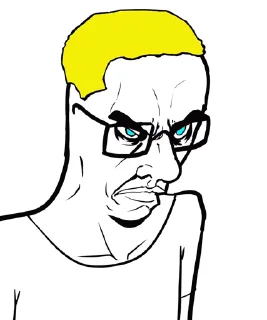 😡 emoji Chud by @MethFueledTerrorist Telegram sticker 9 of 29