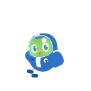 🪂 emoji Duolingo - @Awastick_maydroid Telegram sticker 9 of 31