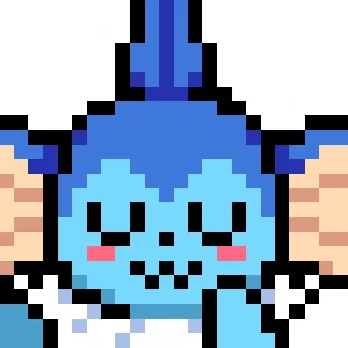 😊 emoji Pixel Art Eeveelutions Telegram sticker 14 of 82