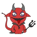 😈 emoji Little devils Telegram sticker 7 of 18