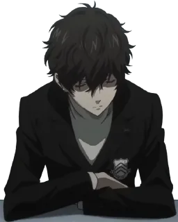 😔 emoji Joker - Persona 5 Telegram sticker 8 of 64