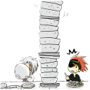 😋 emoji Allen Walker by @Splenta Telegram sticker 16 of 21