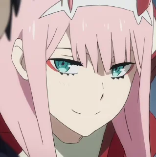 🦜 emoji Zero Two by @aratickers Telegram sticker 16 of 50