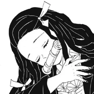 ❤️ emoji Nezuko Telegram sticker 6 of 9
