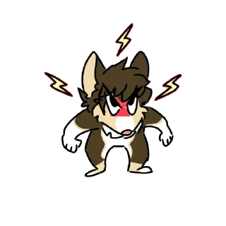 😡 emoji Lem Corgi Telegram sticker 23 of 30
