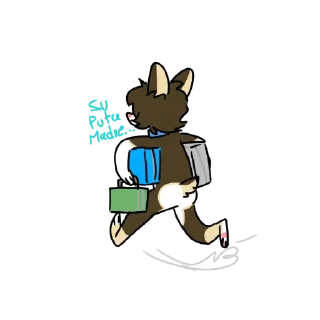 🔙 emoji Lem Corgi Telegram sticker 13 of 30