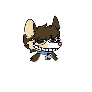 😅 emoji Lem Corgi Telegram sticker 20 of 30