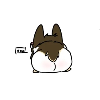 😒 emoji Lem Corgi Telegram sticker 24 of 30