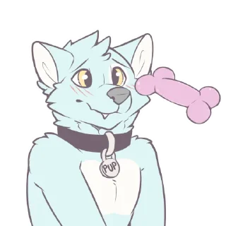 🦴 emoji Pup Telegram sticker 22 of 37