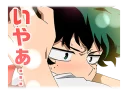 😳 emoji My Hero Academia Telegram sticker 7 of 46