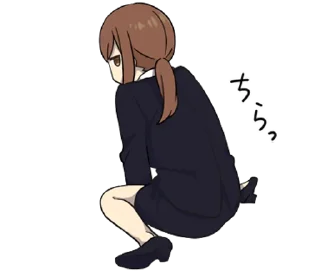 👁 emoji Adult Girlfriend @MabelsStickers Telegram sticker 19 of 40