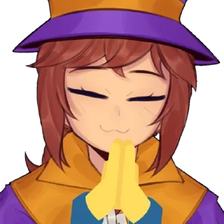 🙏 emoji Hat Adult Telegram sticker 7 of 61