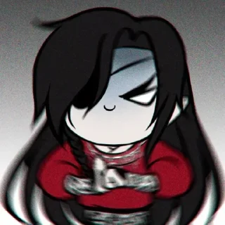😏 emoji Hua Cheng @YaoiAnimesBR Telegram sticker 17 of 51