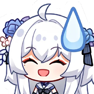 😅 emoji 東雪蓮 Telegram sticker 9 of 25