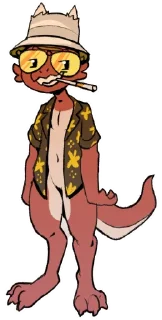 😎 emoji Phenax the Kobold Telegram sticker 24 of 31