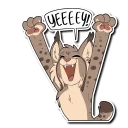 😄 emoji Lynx Telegram sticker 13 of 120
