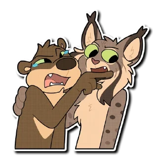😠 emoji Lynx! Telegram sticker 16 of 37