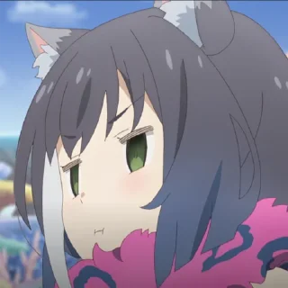 😐 emoji Kyaru Telegram sticker 20 of 32