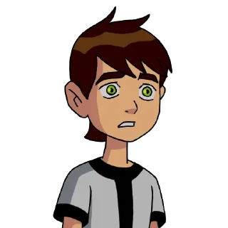 😕 emoji Ben 10 Telegram sticker 10 of 13
