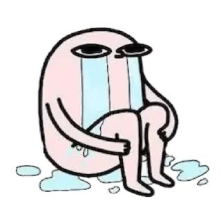 😭 emoji sad Telegram sticker 19 of 33