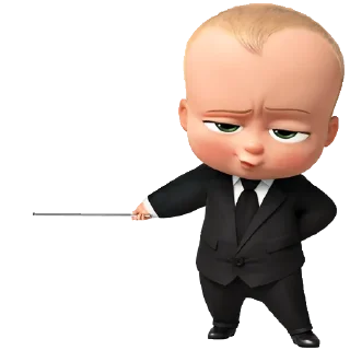 😒 emoji Baby Boss (GayBoysCuba) Telegram sticker 14 of 32