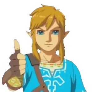 👍 emoji The legend of Zelda by @Link_The_Hero_Of_Hyrule Telegram sticker 18 of 81
