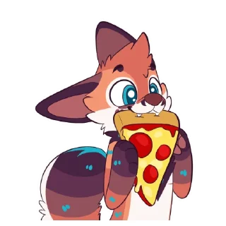 🍕 emoji Wilde Fox 2 Telegram sticker 18 of 115