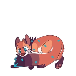 😆 emoji Wilde Fox 4 Telegram sticker 21 of 71