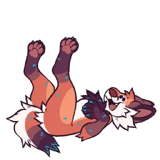 🐾 emoji Wilde Fox Telegram sticker 19 of 80