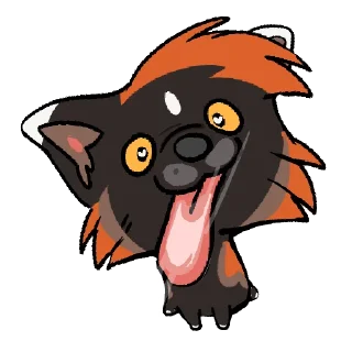 😛 emoji Cross Fox Stickers Telegram sticker 20 of 50