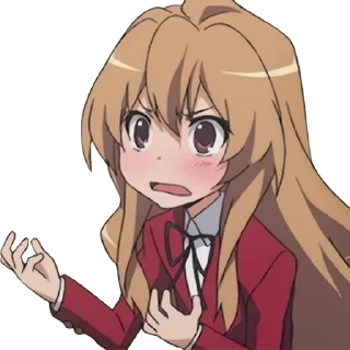 😳 emoji Taiga best Waifu Telegram sticker 9 of 21