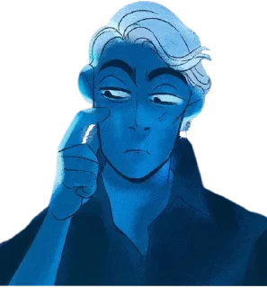 🤔 emoji Lore Olympus V by @Nantzui (@couple_matching) Telegram sticker 18 of 120
