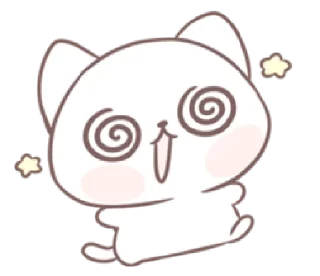 😵 emoji Marshmallow Puppies: Kitty! Telegram sticker 16 of 40
