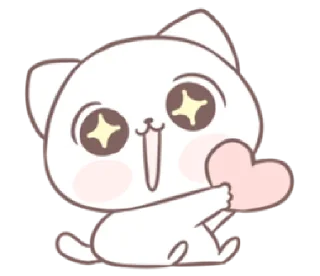 ❤️ emoji Marshmallow Puppies: Kitty! Telegram sticker 13 of 40