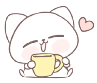 ☕️ emoji Marshmallow Puppies: Kitty! Telegram sticker 21 of 40