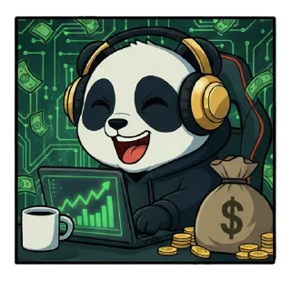 📈 emoji Panda Hacker Telegram sticker 7 of 14