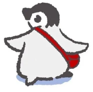 💟 emoji Cute penguin Telegram sticker 16 of 42