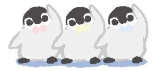 💟 emoji Cute penguin Telegram sticker 20 of 42