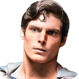 👂 emoji Christopher Reeve Telegram sticker 6 of 6