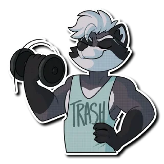 🏋️‍♂️ emoji Milo Telegram sticker 16 of 26
