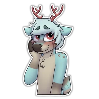 😳 emoji Milo Telegram sticker 5 of 16