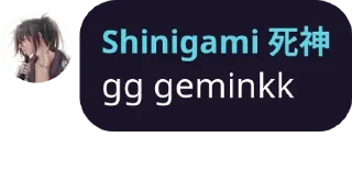 🙋 emoji Shinigami 死神 Pack Telegram sticker 14 of 15